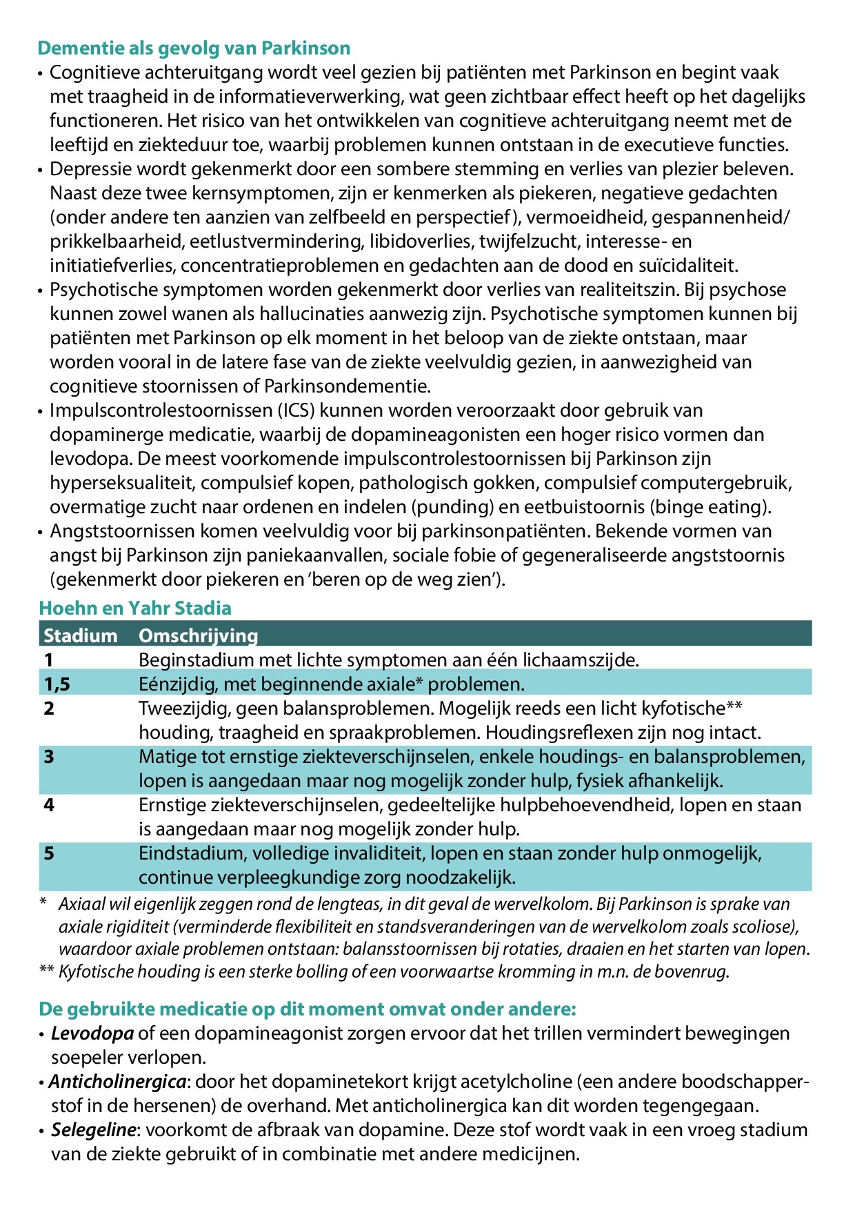 Voorbeeld van pagina 3 van Dementie en Parkinson