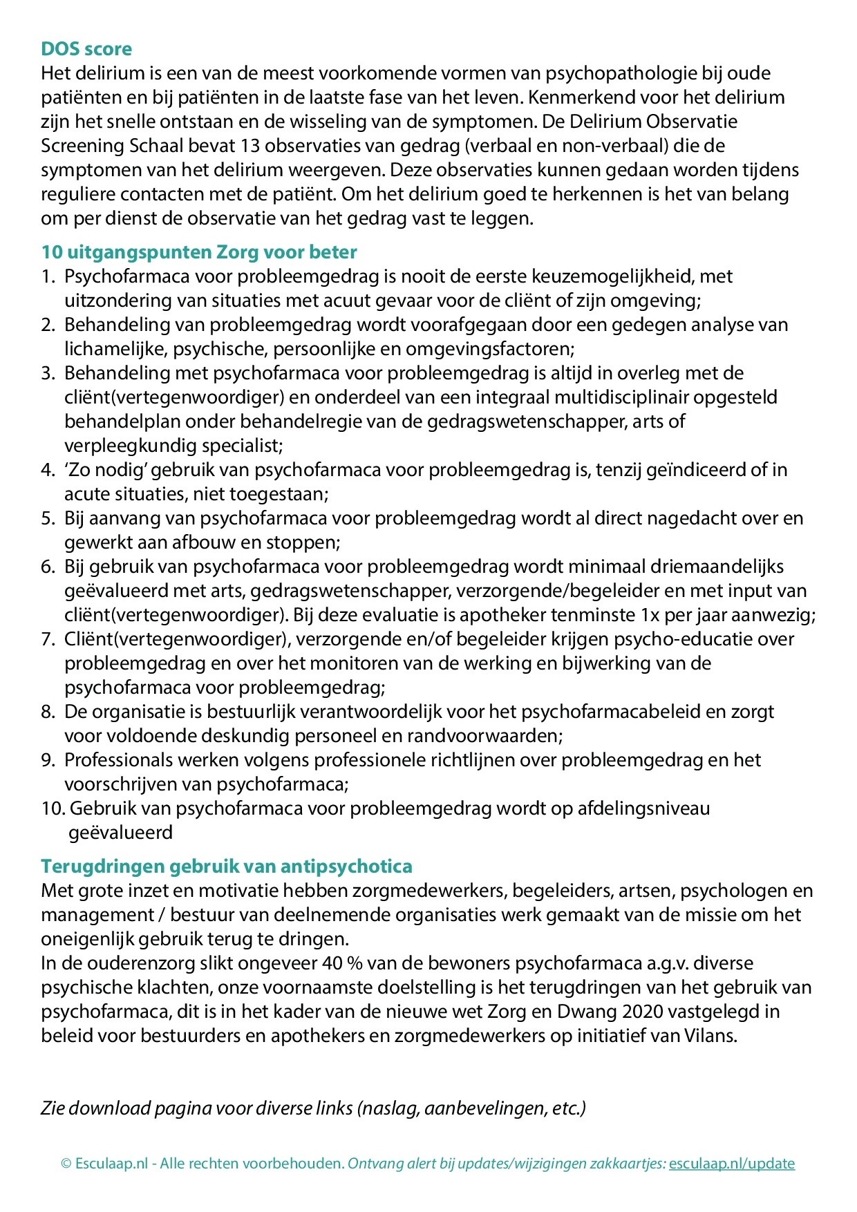 Voorbeeld van pagina 4 van Dementie en psychose