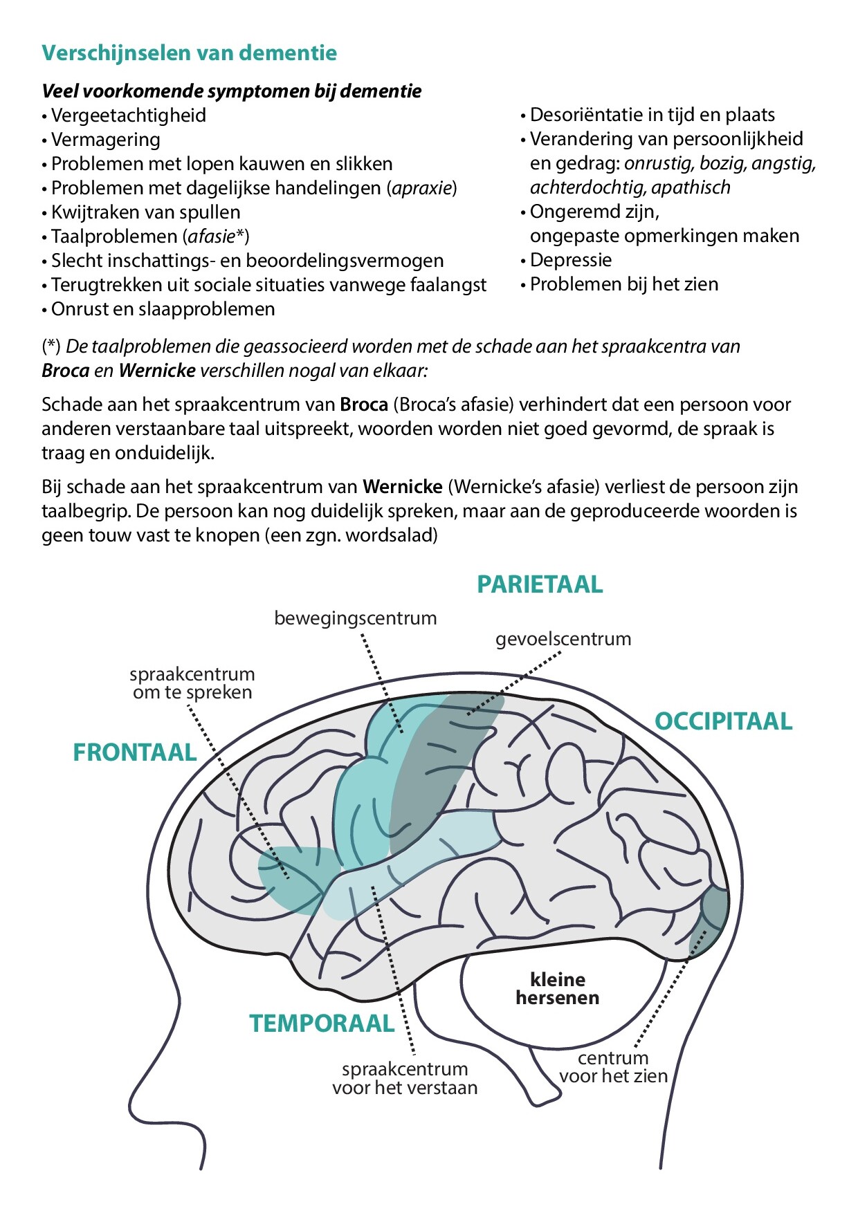 Voorbeeld van pagina 3 van Dementie