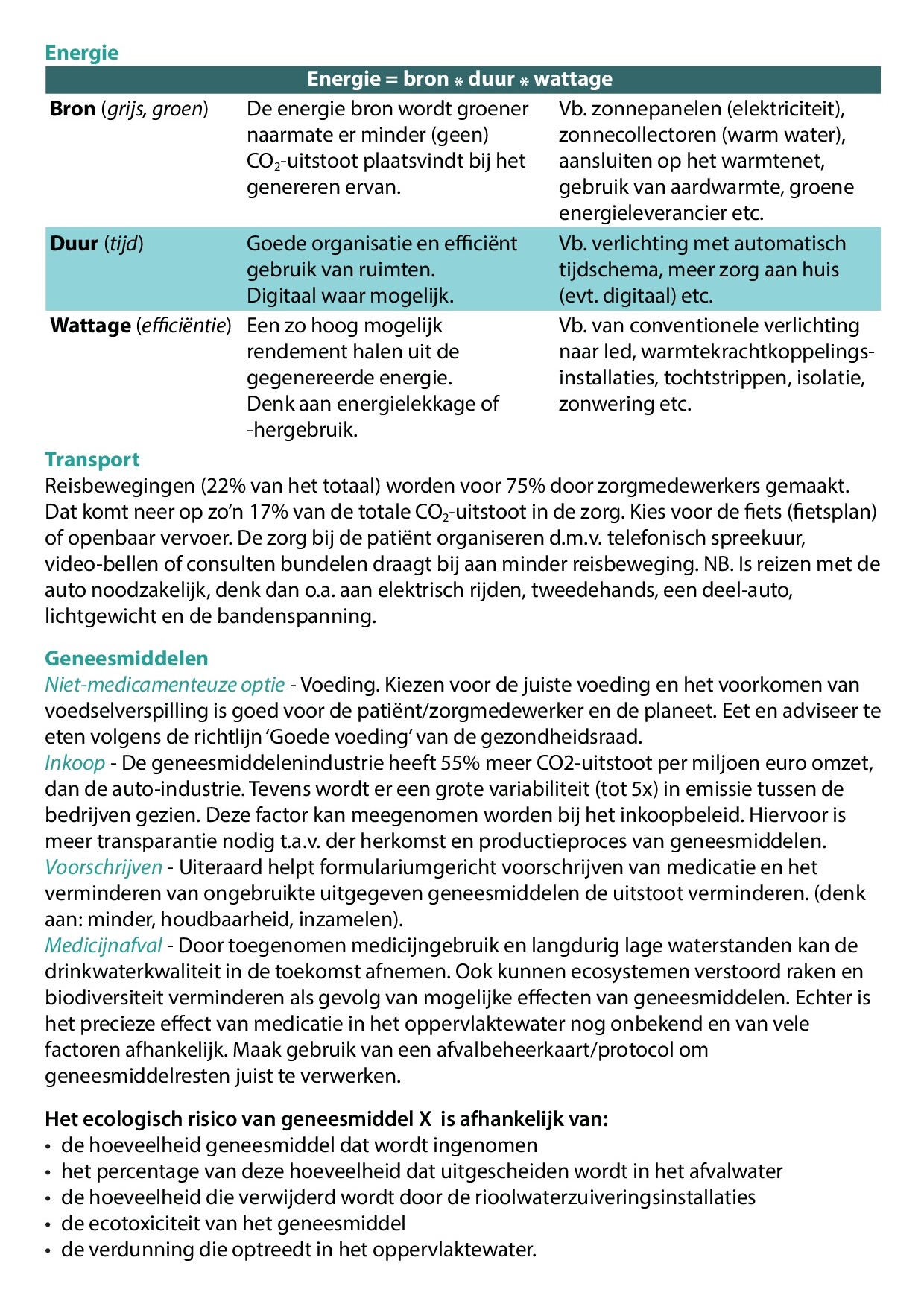 Voorbeeld van pagina 3 van Duurzame zorg