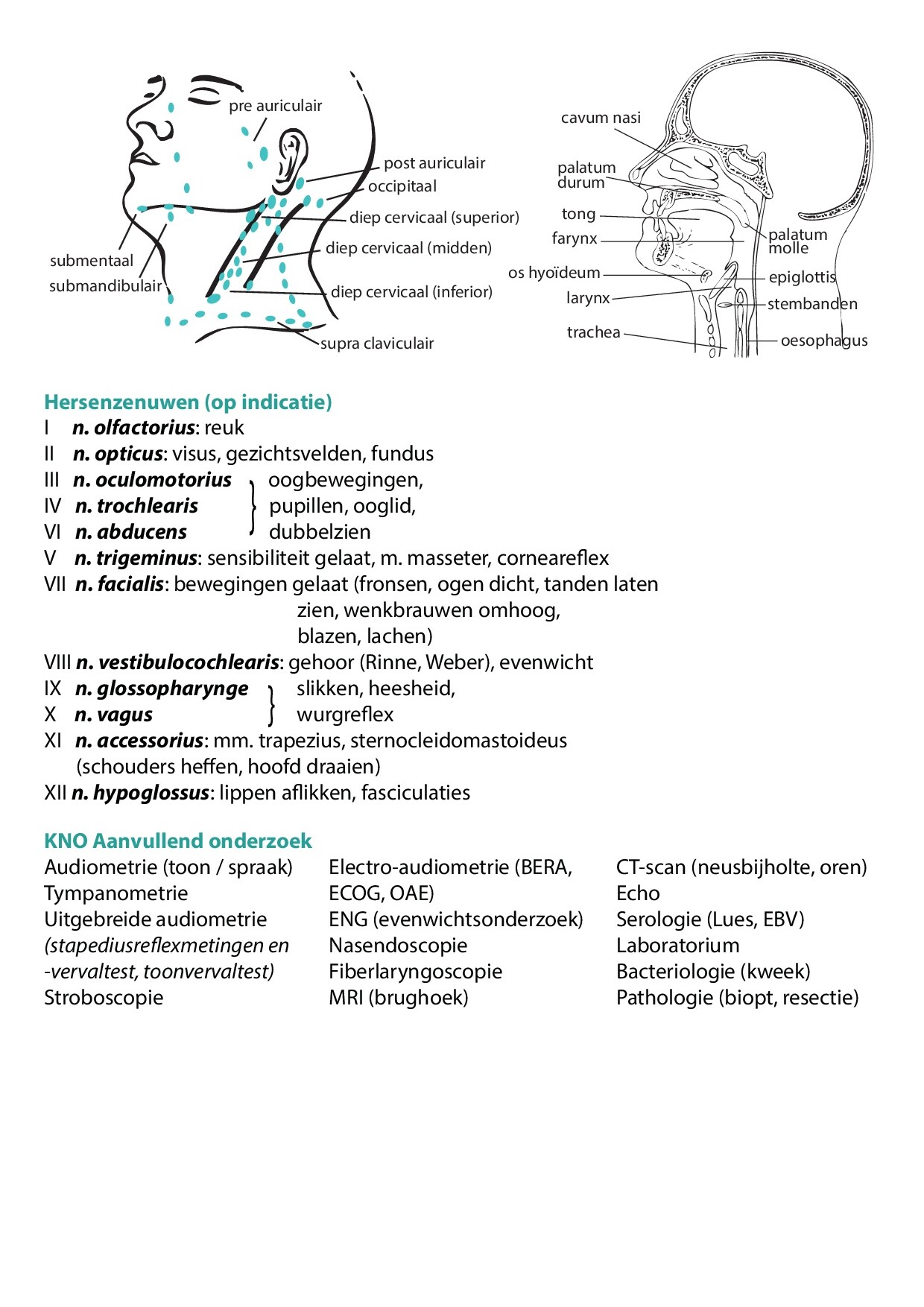 Voorbeeld van pagina 3 van KNO-Heelkunde