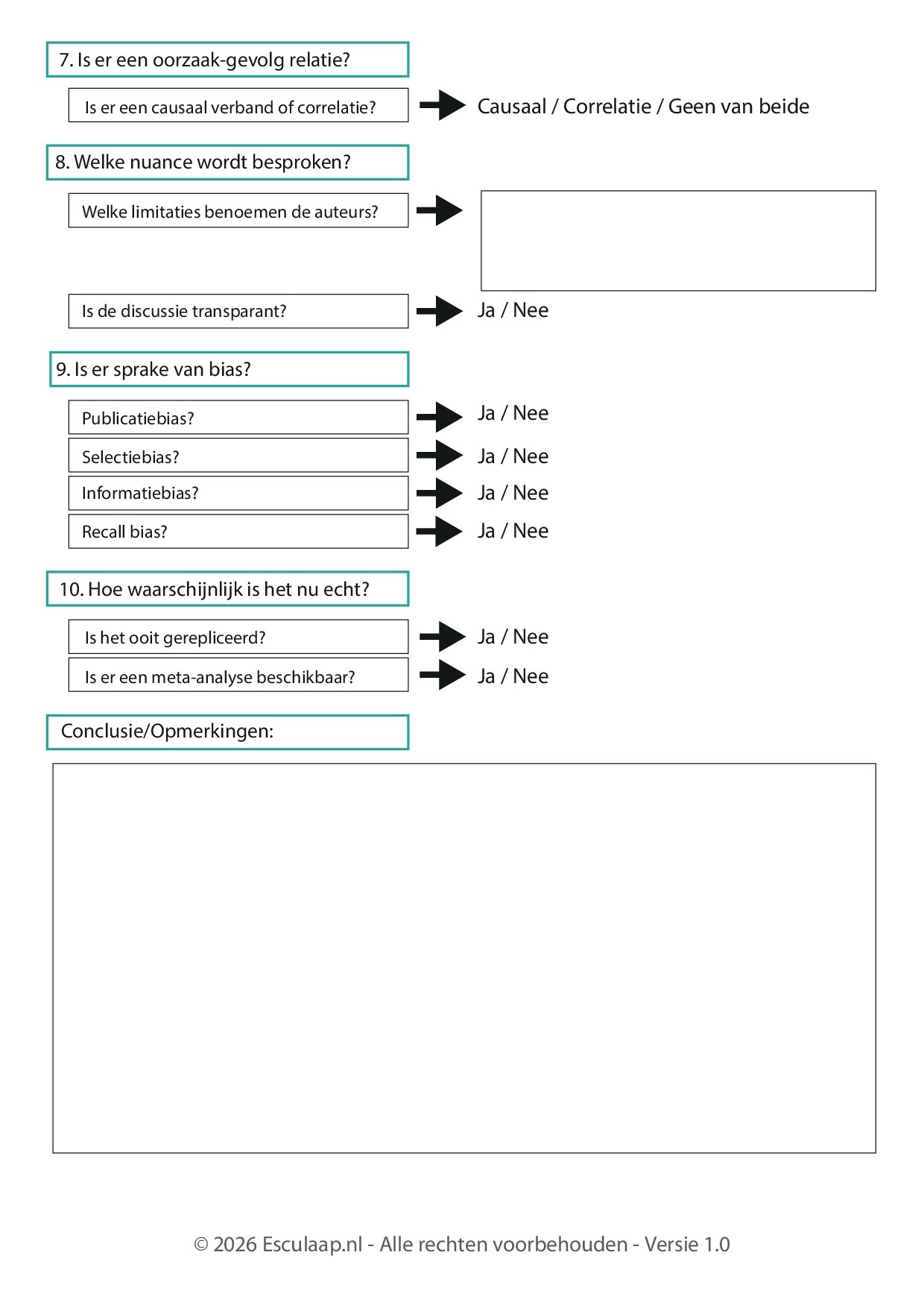 Voorbeeld van pagina 3 van Kritisch redeneren