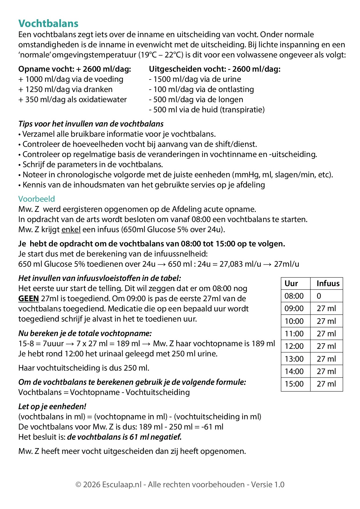 Voorbeeld van pagina 4 van Medisch rekenen