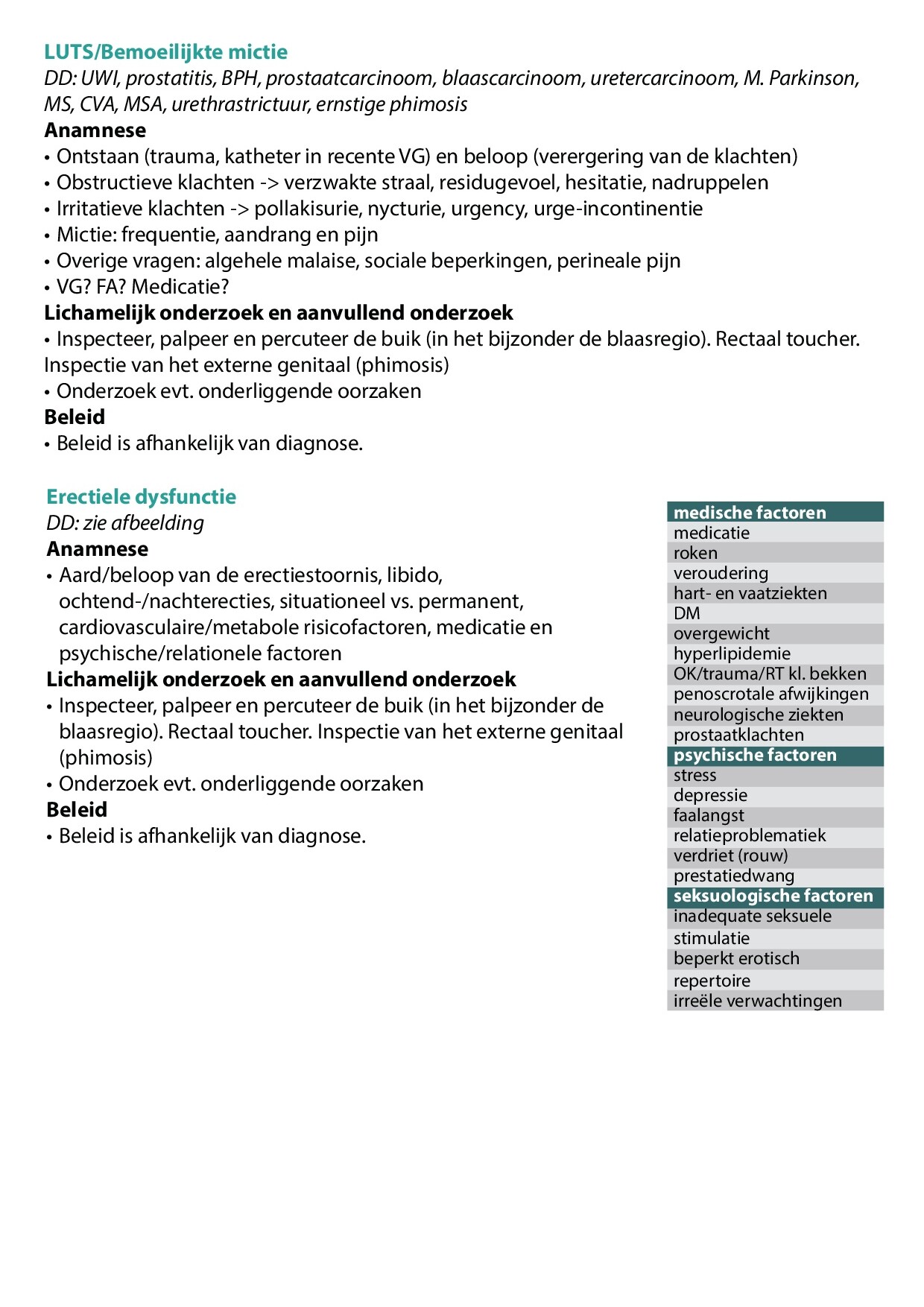 Voorbeeld van pagina 3 van Urologie